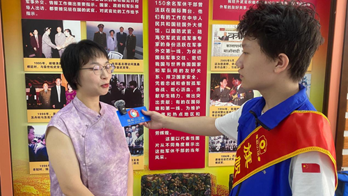 旗帜小记者走进安立军休所：以青春之声致敬建军伟业 用红色实践传承初心使命(图12)