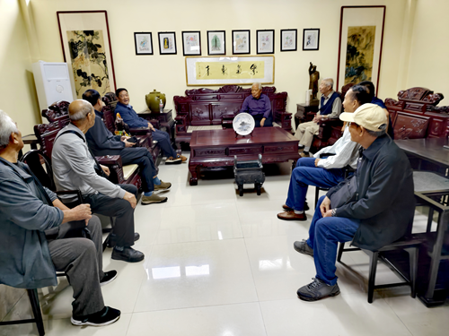 枣庄市人大办公室离退休第一党支部开展“铭记抗战历史、汲取奋进力量”主题党日(图4)