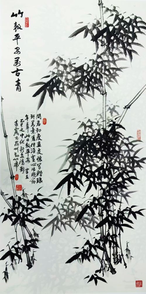 百岁仙翁光前裕后 来露墨竹新安一绝一一读郭因先生“吴来露的为人与竹画”有感(图3)